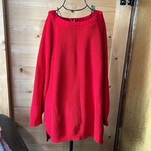 Scoop neck sweater
